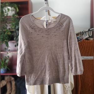 Embelished Light Knit Sweater